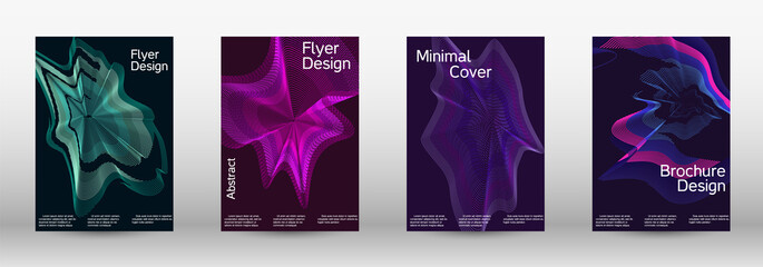 Abstract covers. A set of modern abstract covers.