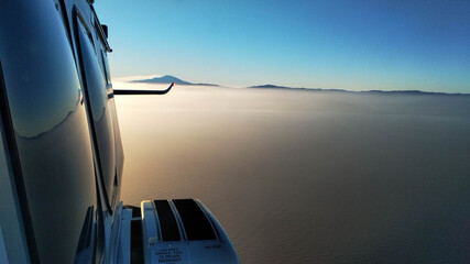 Vulcano Etna vista aerea