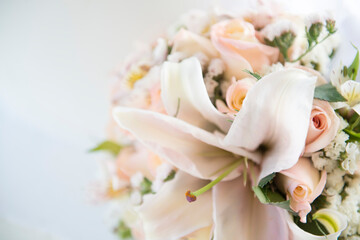 Fototapeta na wymiar wedding bouquet of flowers