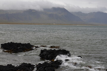 Beautiful landscape of western Iceland