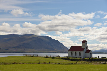 Beautiful landscape of western Iceland
