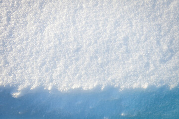 Obraz premium Fresh snow texture. Winter background