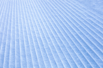 Obraz premium Fresh classic trails in the snow. Winter sport. Ski-track