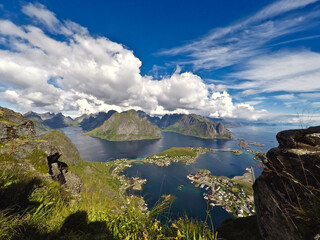 fjords on Lofoten islands, Norway