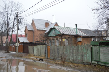 Obraz na płótnie Canvas Russia, Yaroslavl, wooden house, old house