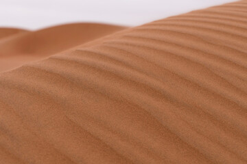 dunes in wahiba sands desert in Oman