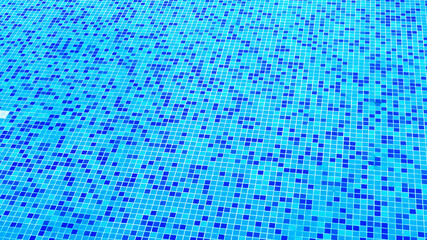 Mosaic in the pool as textured background