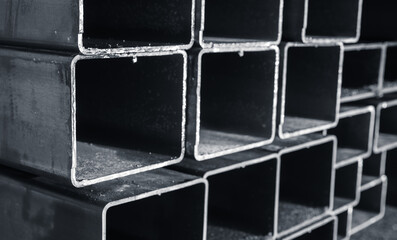 Stacked rolled metal products, steel pipes