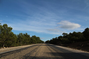 road in the countryside