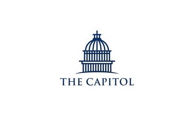 modern the capitol logo design