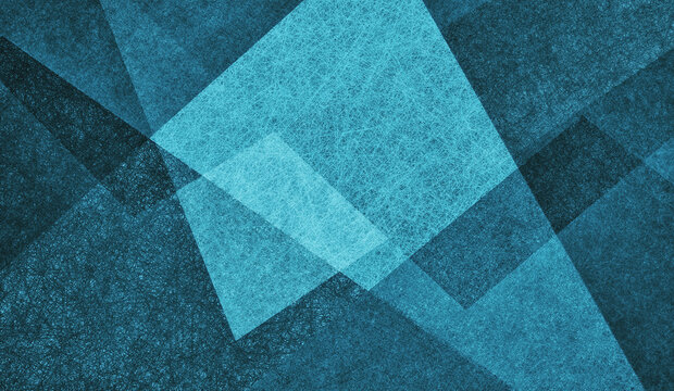 abstract blue black and white background with triangle shapes and geometric design on border and texture