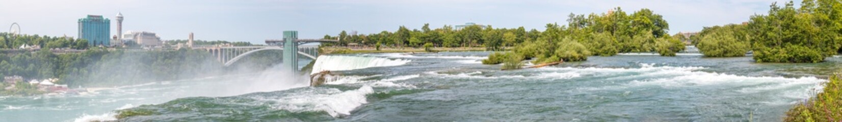 Niagara Falls American Falls and Bridal Veil Falls USA