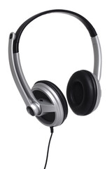 headphones isolated on white