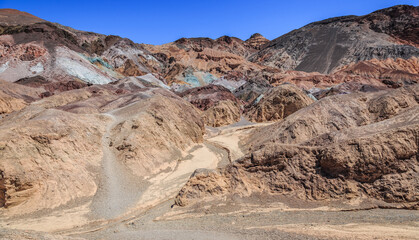 The Slopes of Artists Palette, Death Valley National Park, California