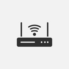 Vector wireless router icon