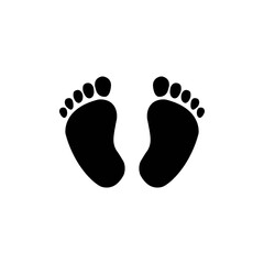 soles of the feet icon logo
