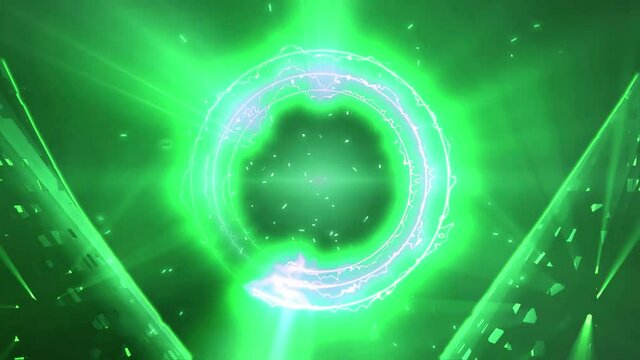 Energy Ring Intro Title Wallpaper Backdrop Vfx Beautiful Videos Vibrant Animations Content Live Meditation Footage Sci - 4K Moving Motion Background Animation Abstract VJ Visual