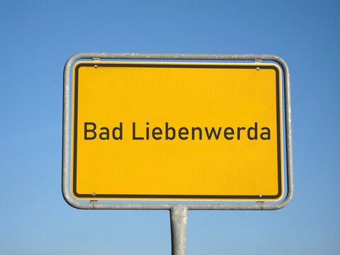 Ortsschild Bad Liebenwerda