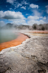 Geothermal pools of Waiotapu in New Zealand.