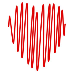 Isolated Valentine Heart