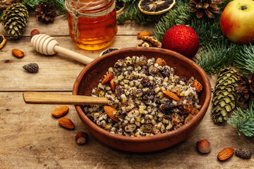 Traditional Christmas dish Kutya