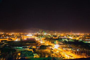 イラン　ケルマーンの夜景