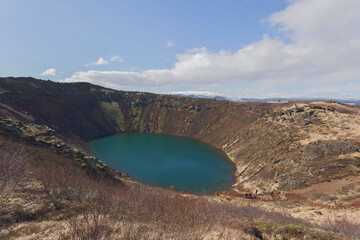 Reikiavik, Iceland; Apr. 14, 2017. Photographs of an 11-day 4x4 trip through Iceland. Day 1. Golden ring. This iconic route represents one of Iceland’s most popular day tours, where you can discover l