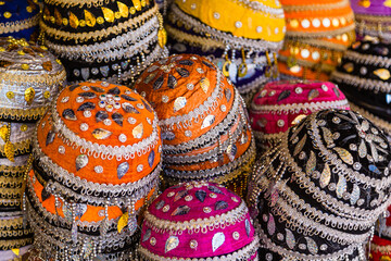 イラン　マースーレのお土産品の帽子