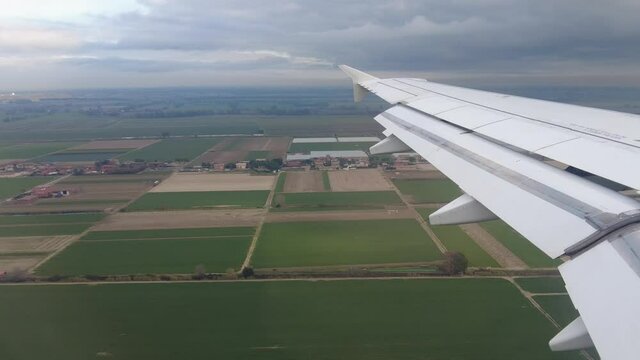 Landing At Rome Leonardo da Vinci&ndash;Fiumicino Airport