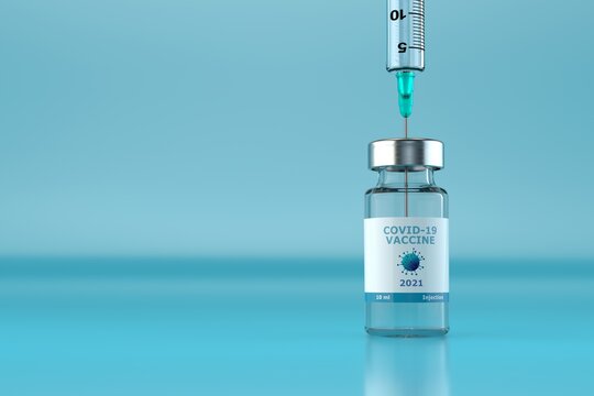 Vacuna COVID-19. Llegada de la vacuna. Esperanza para todos gracias a la esperada vacuna contra la pandemia.