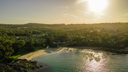 Sunday sunset at the beach