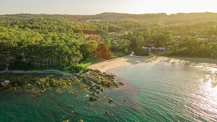 Sunday sunset at the beach