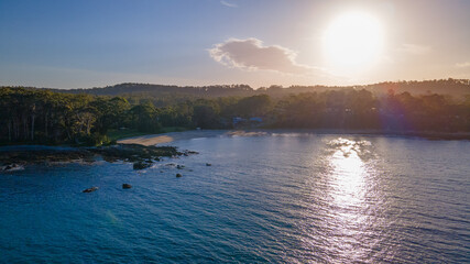 Sunday sunset at the beach