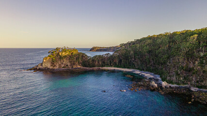 Sunday peninsula sunset at the beach