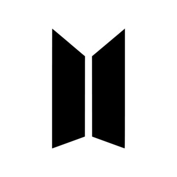logo BTS ,Bangtan Boys , new logo on white background Stock Vector | Adobe  Stock