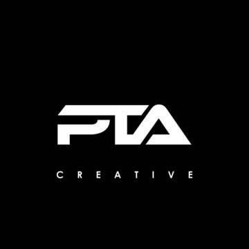PTA Letter Initial Logo Design Template Vector Illustration