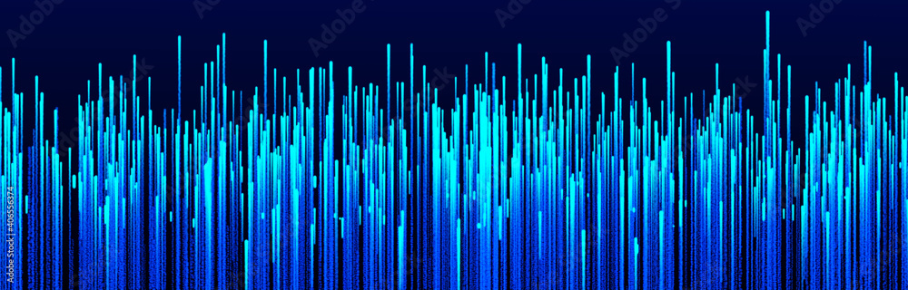 Wall mural abstract speed background. centric motion of star trails. 3d rendering. starburst dynamic lines or r