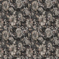 abstract digital flower design pattern on     backgorund1ok