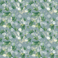 abstract digital flower design pattern on     backgorund1ok