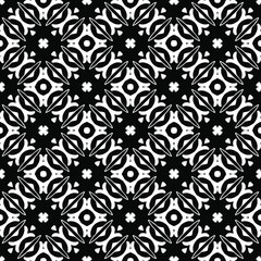 Black and white texture. Abstract seamless geometric pattern.