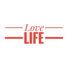 ''Love life'' Lettering