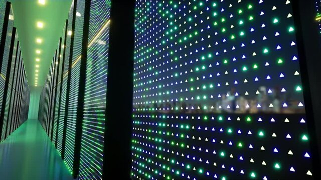 Data cente Blue information technology Internet technology.