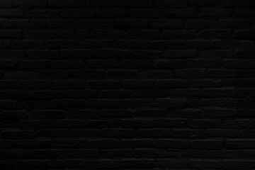Background of black brick wall,copy space for text