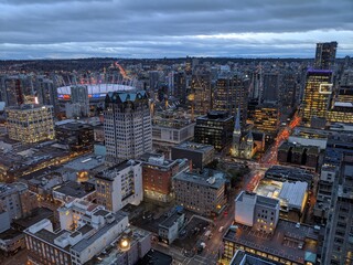 Vancouver at dusk