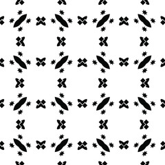 Black and white texture. Abstract seamless geometric pattern.