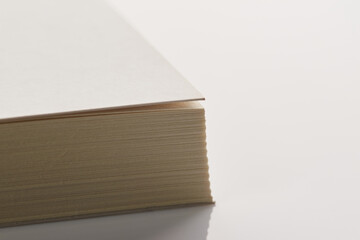 the white book, closeup viwe