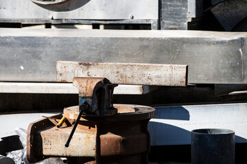 blacksmith working in a factory
