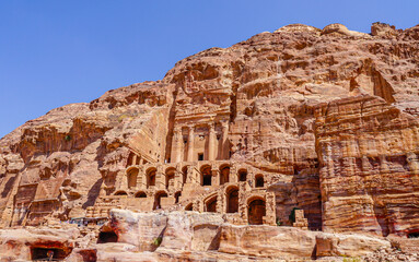 Jordan, Petra, The Royal Tombs of the lost city