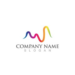 Sound waves vector illustration