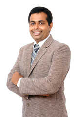 portrait of a smiling businessman